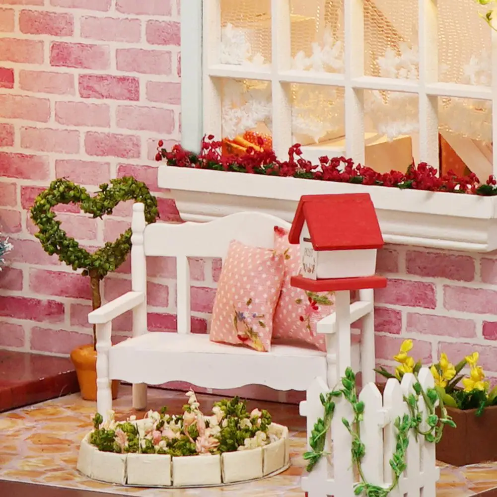 DIY Wooden Dollhouse Three-dimensional Assembly Attic Miniature Pink Doll House With Music Movement For Holiday Birthday Gifts
DIY Wooden Dollhouse Three-dimensional Assembly Attic Miniature Pink Doll House With Music Movement For Holiday Birthday Gifts