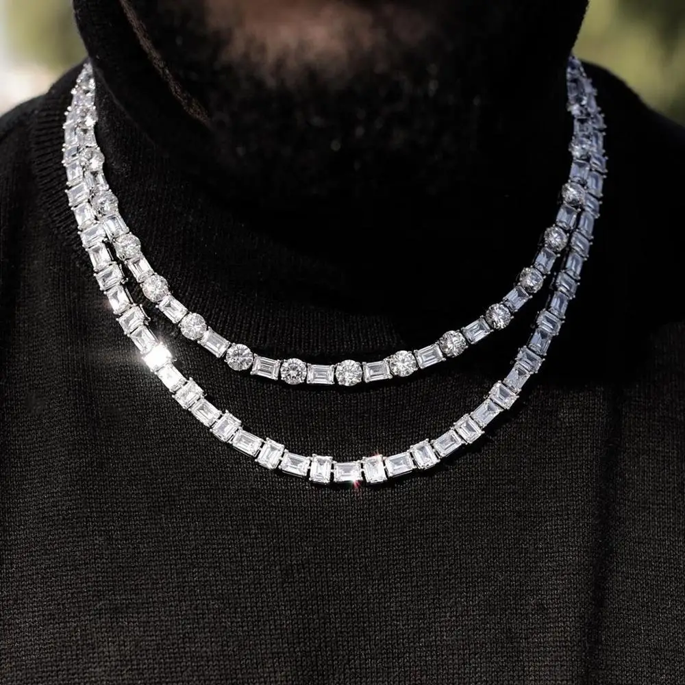 2020 iced out bling women men hip hop Bling Bling cuban chain choker necklace micro paved square cz tennis chain fashion jewelry
2020 iced out bling women men hip hop Bling Bling cuban chain choker necklace micro paved square cz tennis chain fashion jewelry