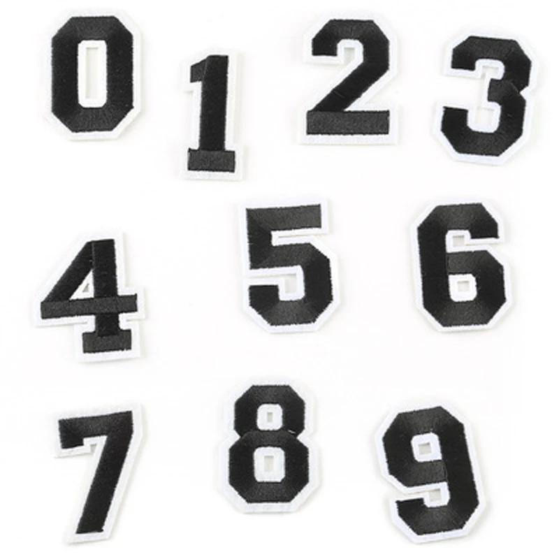 3D 0-9 Number Patches Embroidery Badges Iron on for Clothes Patch Stickers DIY Jeans Bags Hat Shirt Alphabet Accessories
3D 0-9 Number Patches Embroidery Badges Iron on for Clothes Patch Stickers DIY Jeans Bags Hat Shirt Alphabet Accessories