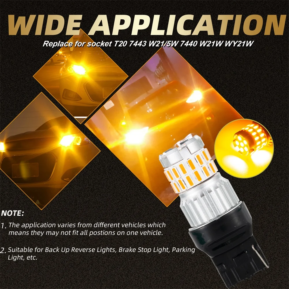 2PC Drviaion T20 7443 W21/5W LED Reversing Lamp Canbus Error Free 36SMD Replacement 1200ML Signal Lamp Assembly Lights Accessory
2PC Drviaion T20 7443 W21/5W LED Reversing Lamp Canbus Error Free 36SMD Replacement 1200ML Signal Lamp Assembly Lights Accessory
