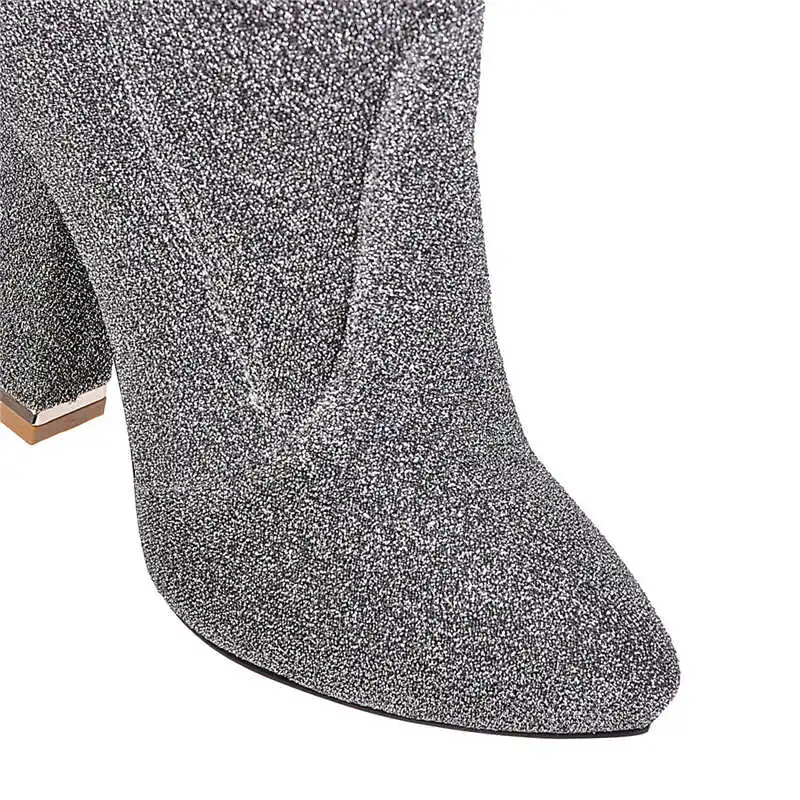 Smirnova Big size 34-43 New fashion boots women high heeled stretch over the knee boots thick high heels long thigh high boots
Smirnova Big size 34-43 New fashion boots women high heeled stretch over the knee boots thick high heels long thigh high boots