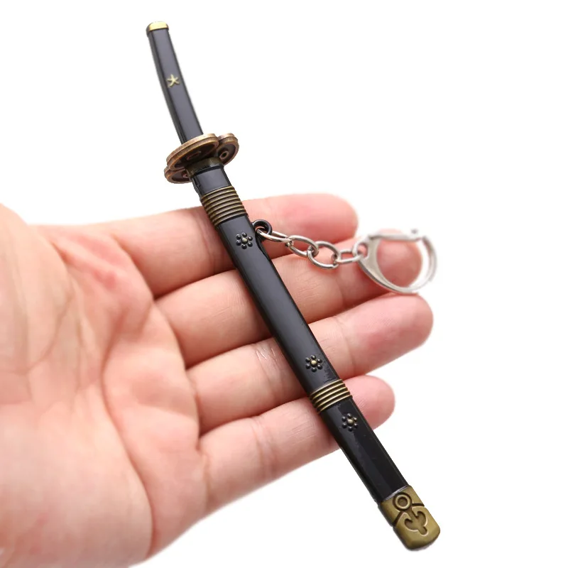 

Katana Pendant Keychain Anime Zoro Sword Weapon Pendant Keyrings Fashion Simulated Cosplay Accessory New Arrival