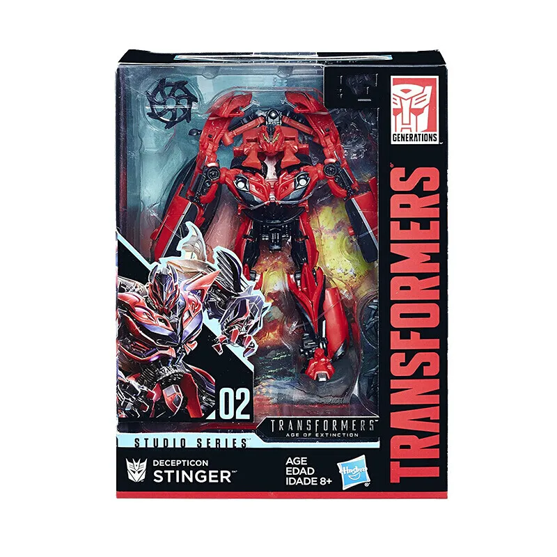 Original Hasbro transformers Studio Series 02 stinger movie version official boy toy sports car hand made model toys
Original Hasbro transformers Studio Series 02 stinger movie version official boy toy sports car hand made model toys