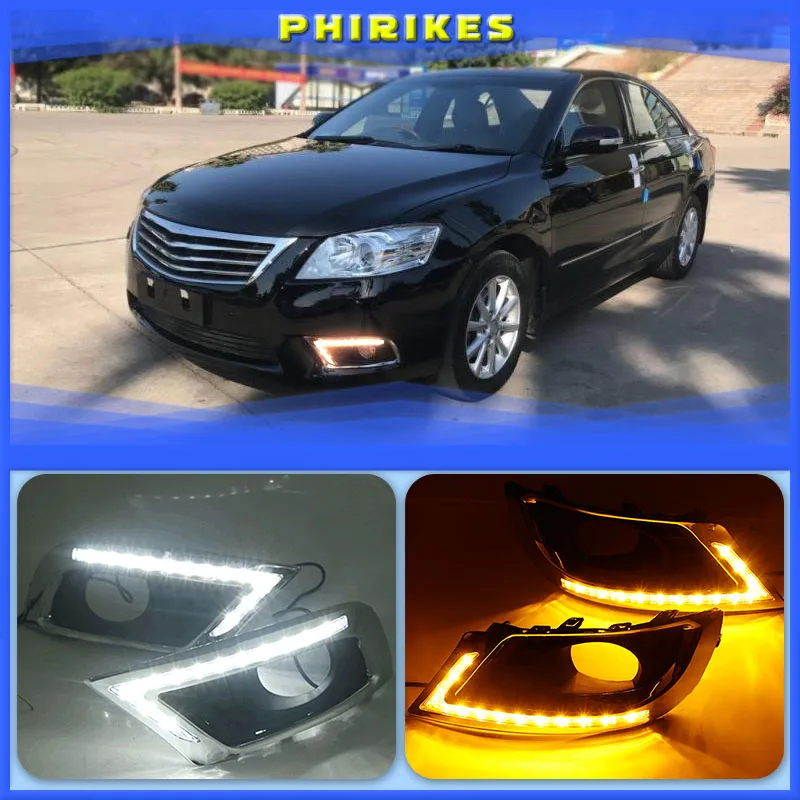 Светодиодные дневные ходовые огни на передний бампер для Toyota Camry 2009 2010 2011
Светодиодные дневные ходовые огни на передний бампер для Toyota Camry 2009 2010 2011