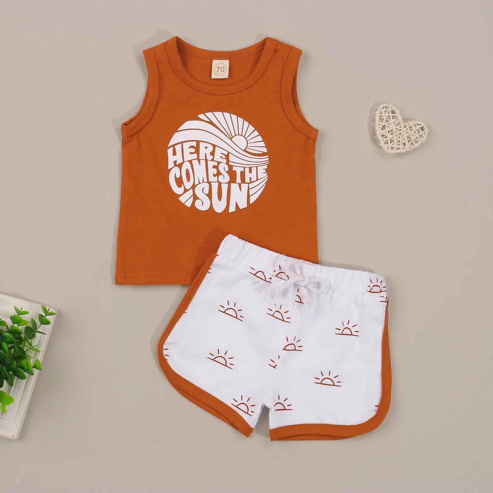 Baby Tank + Shorts Creative Letter Printing Sleeveless Tops Elastic Waist Drawstring Shorts With Pocket 2Pcs Casual Baby Clothes
Baby Tank + Shorts Creative Letter Printing Sleeveless Tops Elastic Waist Drawstring Shorts With Pocket 2Pcs Casual Baby Clothes