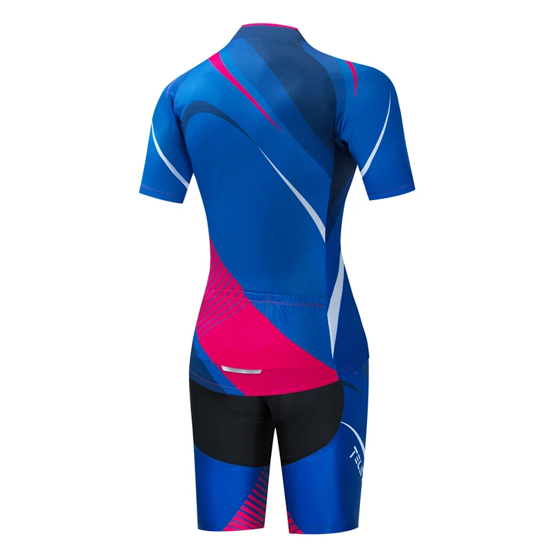 2021 Teleyi Bicycle Clothing Women Short Sleeve Suit Cycling Jersey Summer Triathlon MTB Road Quick Dry Breathable Bike Shirt
2021 Teleyi Bicycle Clothing Women Short Sleeve Suit Cycling Jersey Summer Triathlon MTB Road Quick Dry Breathable Bike Shirt