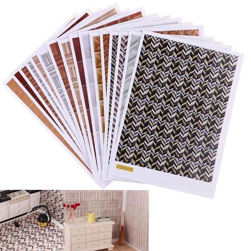 1:12 миниатюрная напольная наклейка для кукольного домика, аксессуары для ванной комнаты 
1:12 миниатюрная напольная наклейка для кукольного домика, аксессуары для ванной комнаты