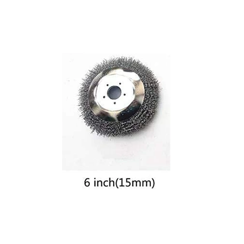 Rotating Brush Wheel for Lawn Gardening Agricultural Tools 6 Inches Weed Head Wire Brush Disc Wire Wheel 
Rotating Brush Wheel for Lawn Gardening Agricultural Tools 6 Inches Weed Head Wire Brush Disc Wire Wheel