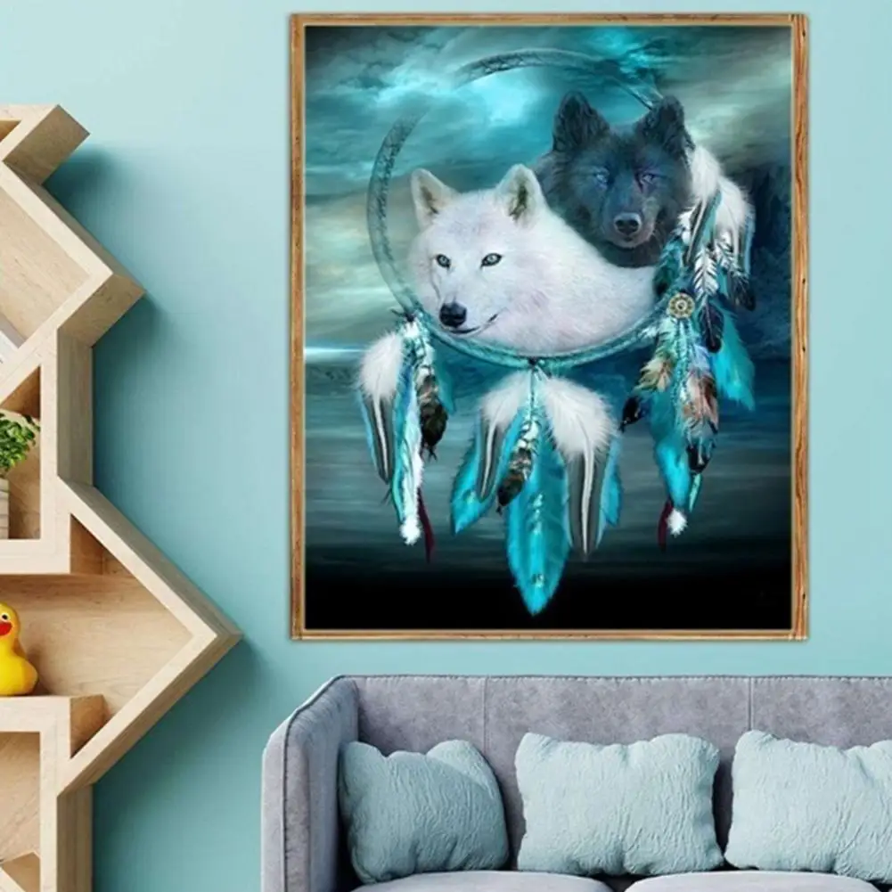 DIY 5d Full Square Color Animal Wolf Mosaic Rhinestones Embroidery Drill gift home decor
DIY 5d Full Square Color Animal Wolf Mosaic Rhinestones Embroidery Drill gift home decor