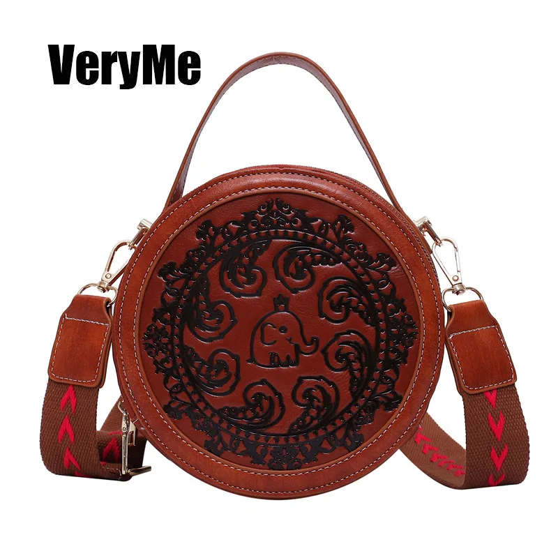 VeryMe Retro Quality Leather Crossbody Bags Vintage Women's Shoulder Messenger Pack Ethnic Style Female Handbags Torebki Damskie
VeryMe Retro Quality Leather Crossbody Bags Vintage Women's Shoulder Messenger Pack Ethnic Style Female Handbags Torebki Damskie