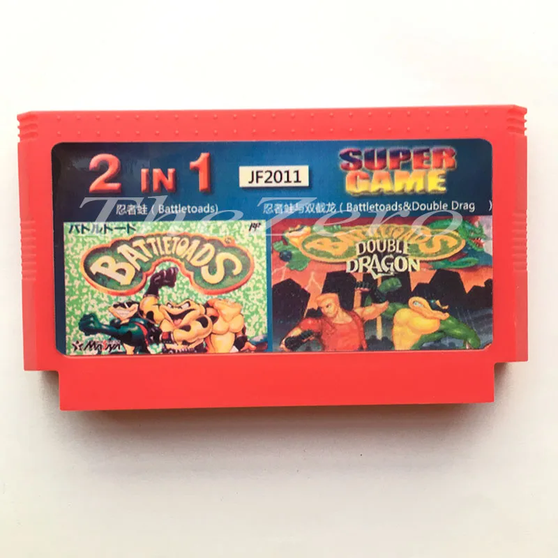 Battletoads и Double Dragon 2 в 1 для 8 битный игровой плеер карты квадрокоптера с