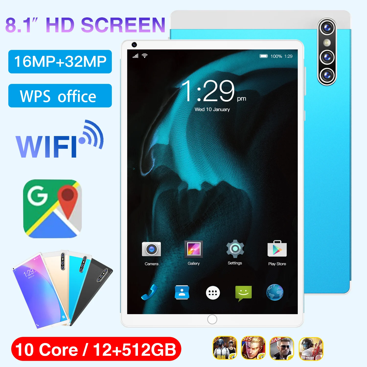 2021 New Tablet Pc 8.1 inch Android 10.0 Tablet 512GB ROM 10 Core 3g 4g LTE Phone Call GPS WiFi Bluetooth 10 inch Y85 Tablets
2021 New Tablet Pc 8.1 inch Android 10.0 Tablet 512GB ROM 10 Core 3g 4g LTE Phone Call GPS WiFi Bluetooth 10 inch Y85 Tablets