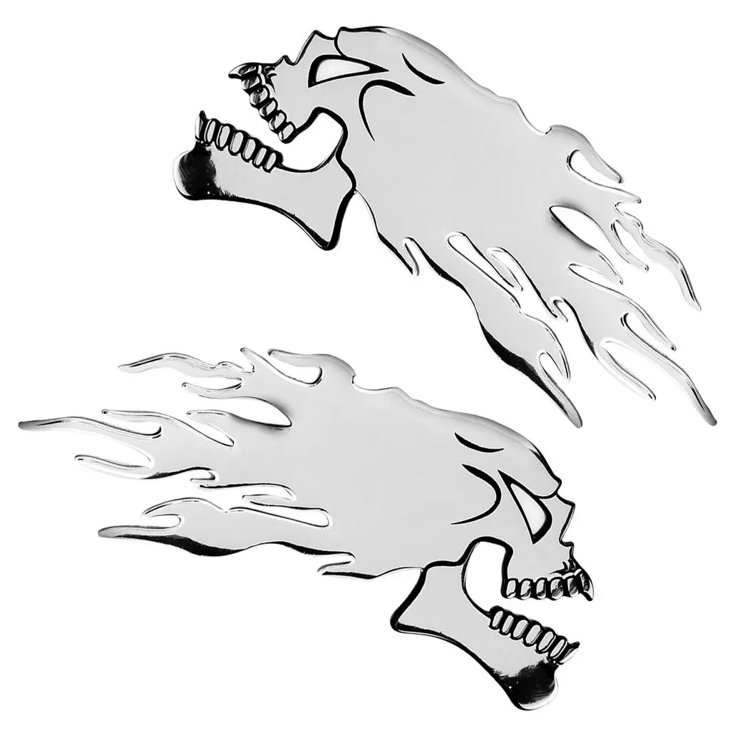 2 Pieces Sliver Motorcycle Skull Fuel Tank Decals Protect Gas Tank Durable Stickers No Surface Damage Customized Look
2 Pieces Sliver Motorcycle Skull Fuel Tank Decals Protect Gas Tank Durable Stickers No Surface Damage Customized Look
