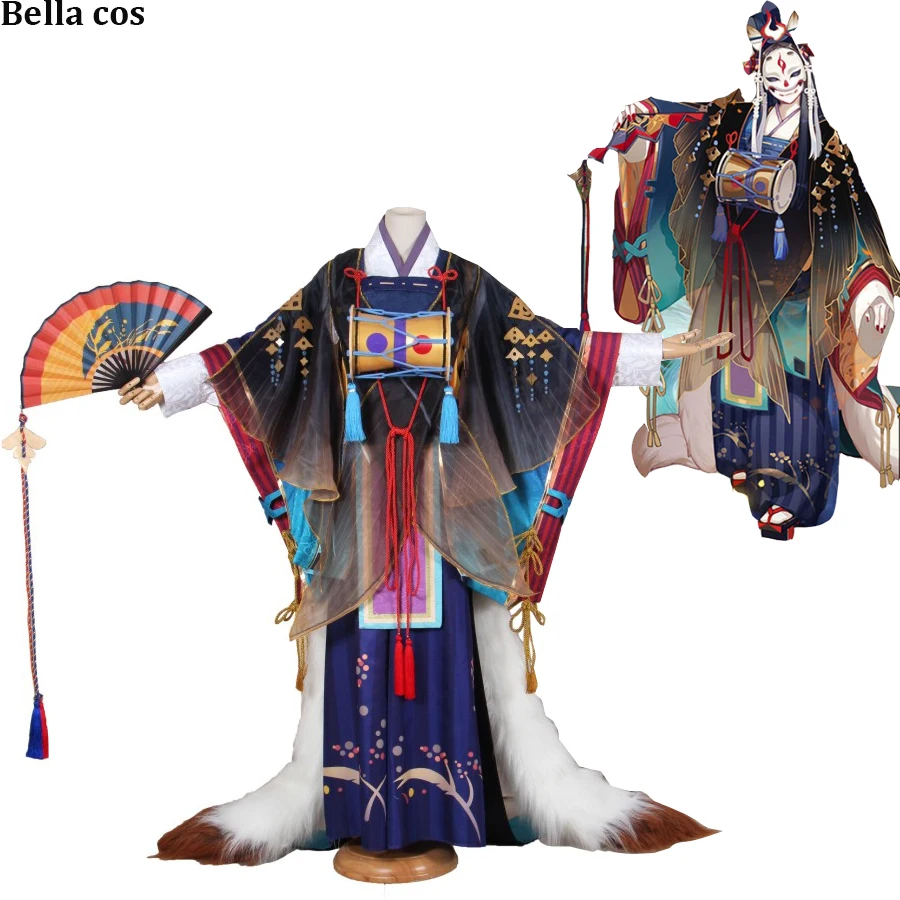 Индивидуальный размер SSR Onmyoji tammo no Mae Косплей Костюм первый разблокированный
