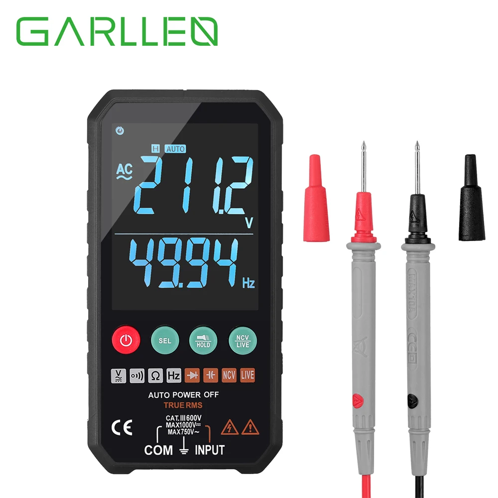 Цифровой мультиметр GARLLEN с ЖК-дисплеем, 6000 отсчетов
Цифровой мультиметр GARLLEN с ЖК-дисплеем, 6000 отсчетов