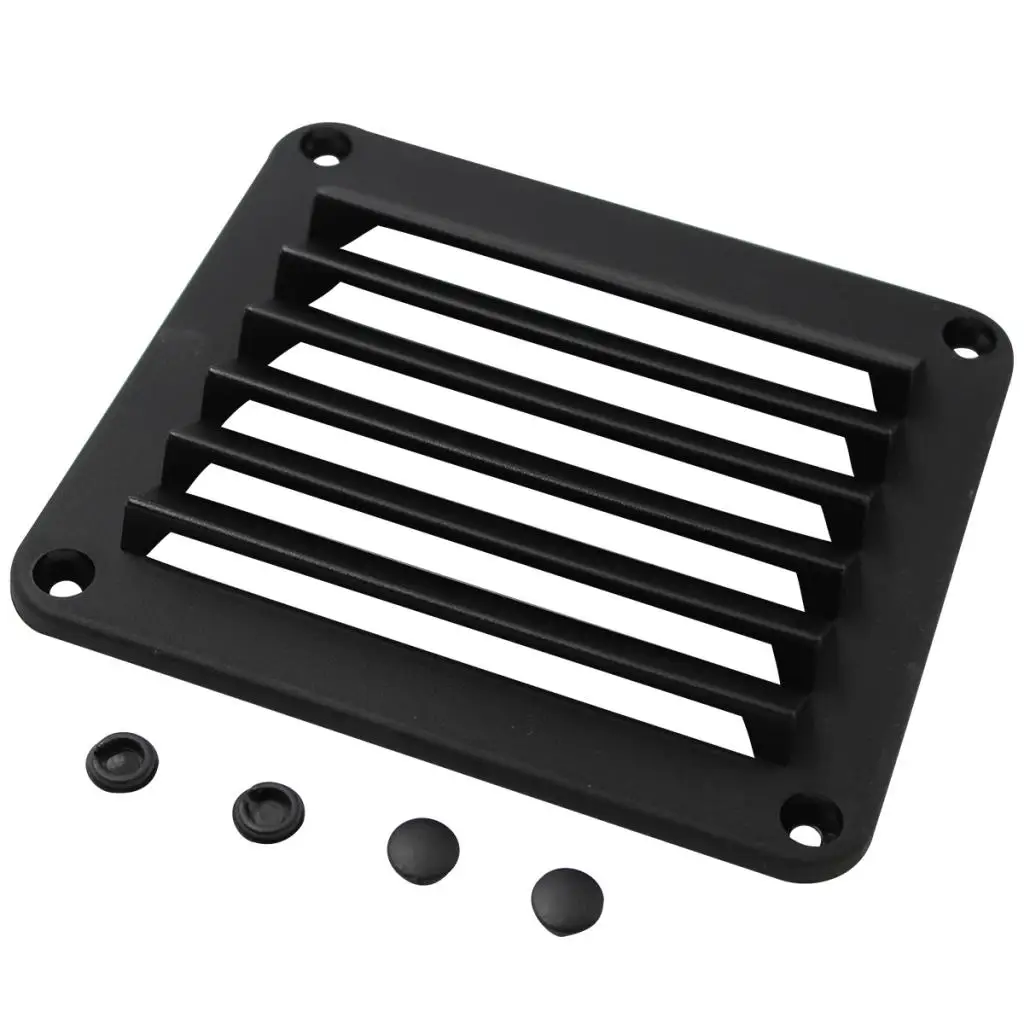 New Louvered Vents Round Hose Hull Air Vent Boat Black 5-1/2'' x 4-7/8'' | Автомобили и мотоциклы