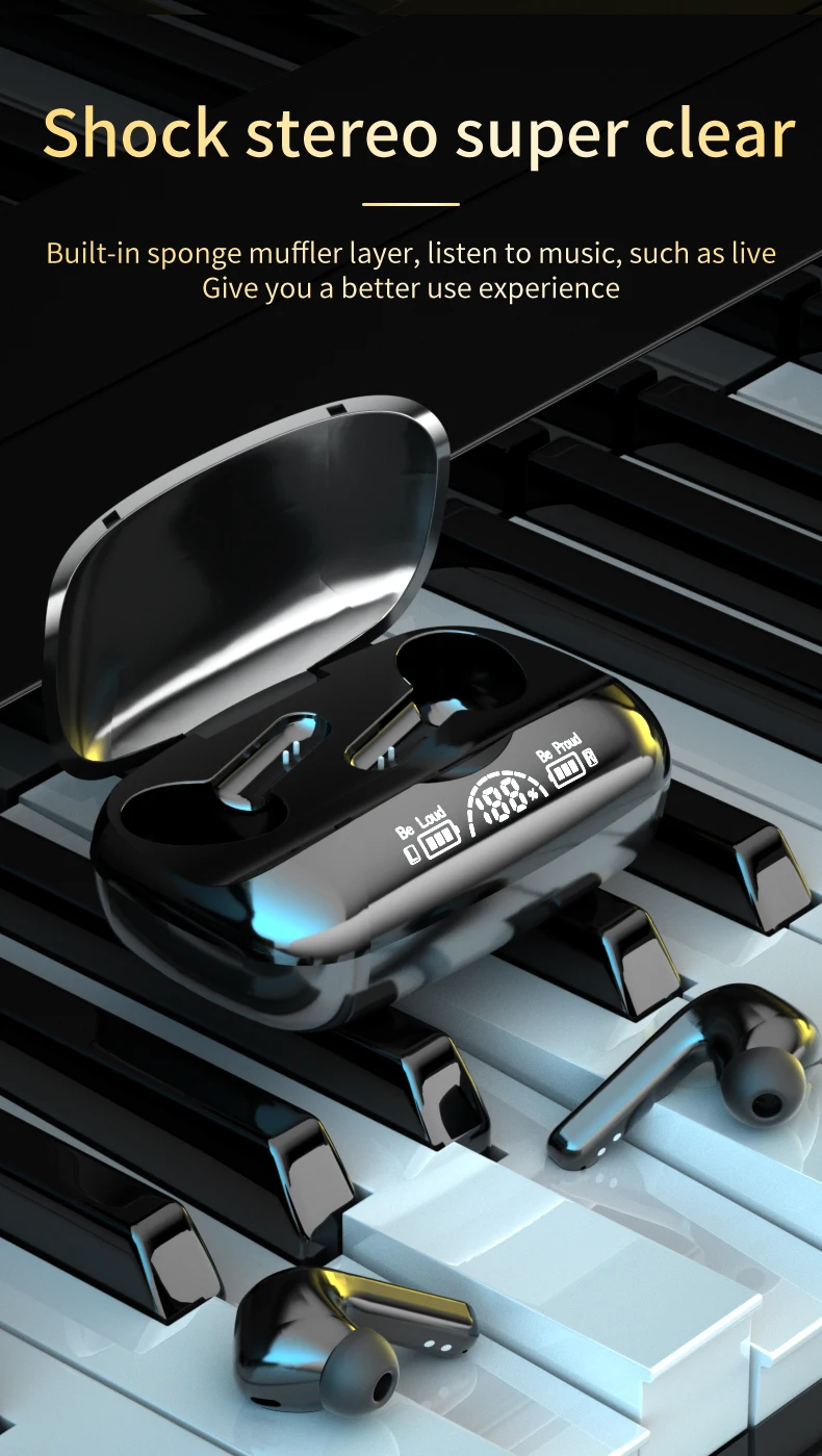 TG04 TWS Wireless Earphones HiFi Stereo Wireless Earbuds With Mic Bluetooth compatible 5.2 In Ear Sports Game Headset For phone
TG04 TWS Wireless Earphones HiFi Stereo Wireless Earbuds With Mic Bluetooth compatible 5.2 In Ear Sports Game Headset For phone