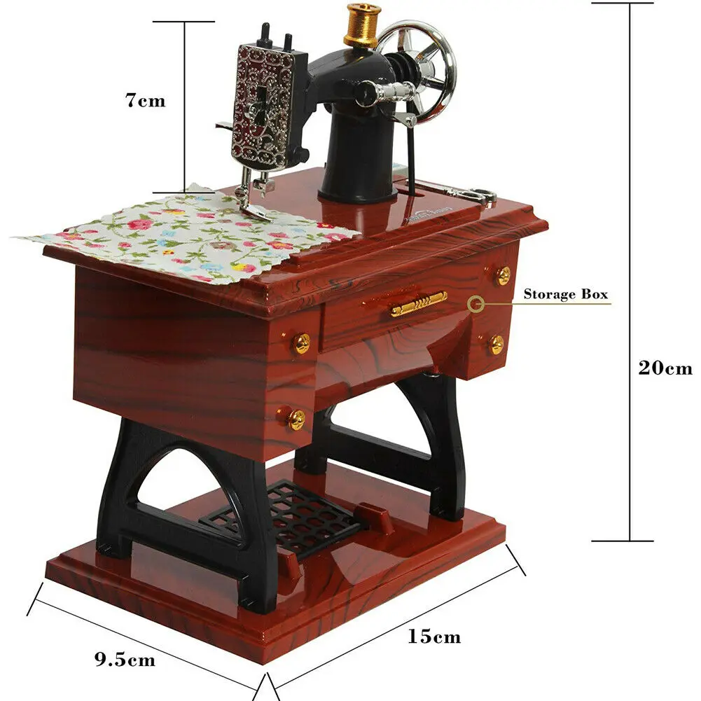 Creative Gifts Birthday Gift Music Boxes Sewing Machine Music Box Mini Creative Retro Sewing Clockwork Music Box Gift
Creative Gifts Birthday Gift Music Boxes Sewing Machine Music Box Mini Creative Retro Sewing Clockwork Music Box Gift