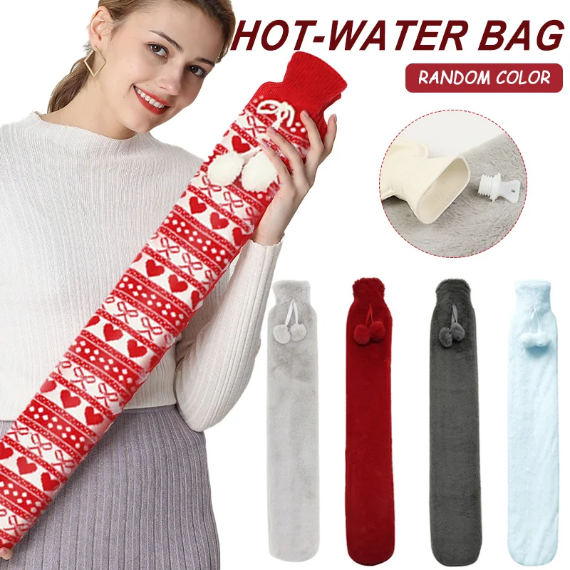 Long Hot Water Bottles Bag Soft Fabric Knitted Removable Cover Warming Waist Back For Women Girls Hand Warmer 핫팩
Long Hot Water Bottles Bag Soft Fabric Knitted Removable Cover Warming Waist Back For Women Girls Hand Warmer 핫팩