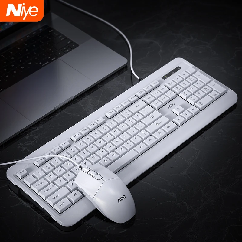 Wired Keyboard and Mouse Set Silent Keyboard Waterproof Mute Keycap Office Gaming USB Full Size Keyboard Mouse Combo PC Desktop
Wired Keyboard and Mouse Set Silent Keyboard Waterproof Mute Keycap Office Gaming USB Full Size Keyboard Mouse Combo PC Desktop