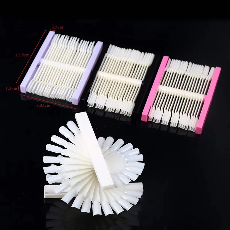 24 Colors White Square False Nail Tips Display Board Fan Shaped Polish Color Card Manicure Nail Art Practice Show Display Tools
24 Colors White Square False Nail Tips Display Board Fan Shaped Polish Color Card Manicure Nail Art Practice Show Display Tools