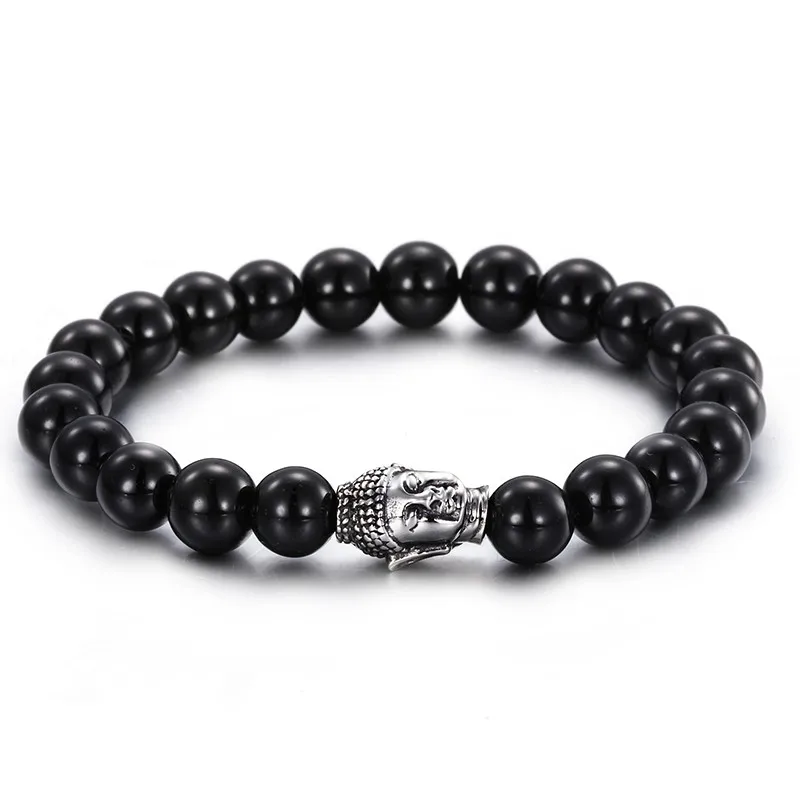 HAOLYNJOY Glass Beads Strand Bracelet Men Stainless Steel Buddha Charm Elastic Wristband Buddhist Amulet Blessing Lucky Jewelry
HAOLYNJOY Glass Beads Strand Bracelet Men Stainless Steel Buddha Charm Elastic Wristband Buddhist Amulet Blessing Lucky Jewelry