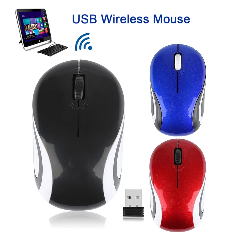 

Беспроводная мышь 2,4G, прочная оптическая компьютерная мышь, эргономичные мыши для ноутбука, универсальные Компьютерные периферийные устро...