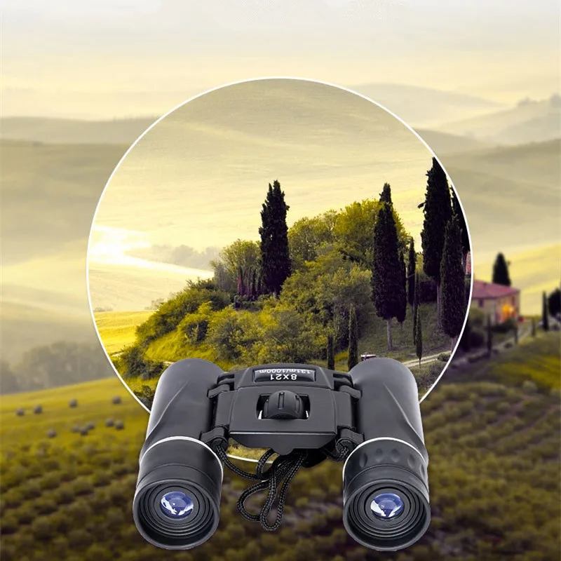8X21 HD High Power Binoculars 1000 m Long Range Folding Mini Telescope BAK4 FMC Optics for Hunting Sports Outdoor Camping Travel
8X21 HD High Power Binoculars 1000 m Long Range Folding Mini Telescope BAK4 FMC Optics for Hunting Sports Outdoor Camping Travel