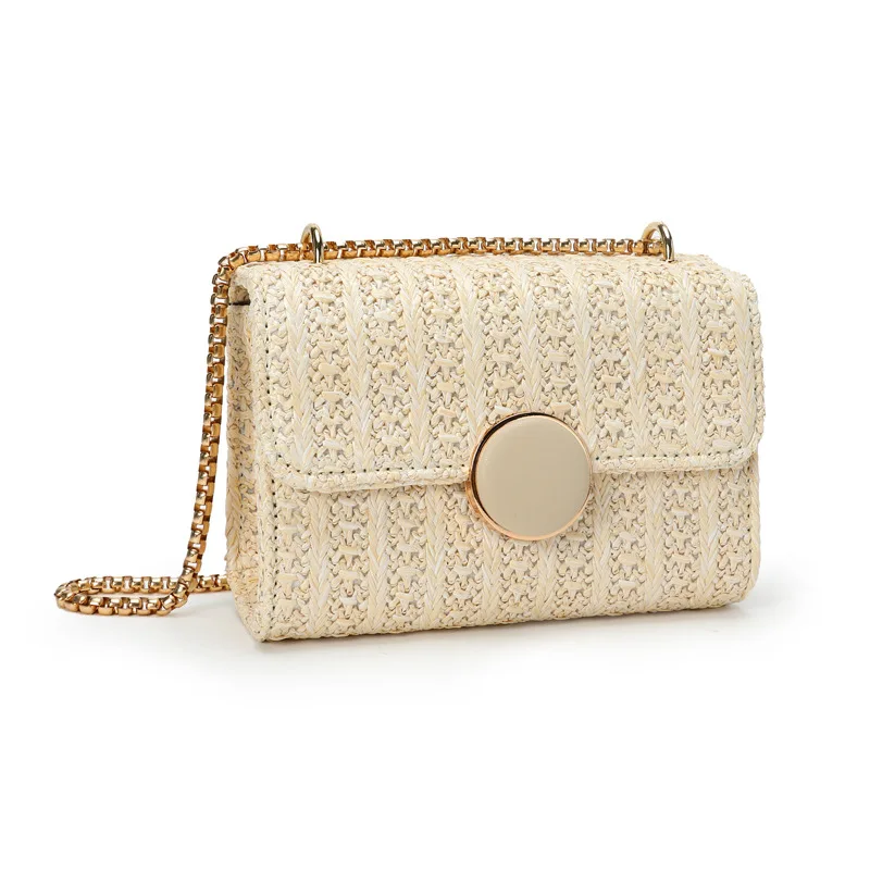 2021 New Women's Messenger Bag Summer Straw Woven Beach Bag for Ladies Chain Small Shoulder Bags Bolsa Feminina Beige Handbag
2021 New Women's Messenger Bag Summer Straw Woven Beach Bag for Ladies Chain Small Shoulder Bags Bolsa Feminina Beige Handbag