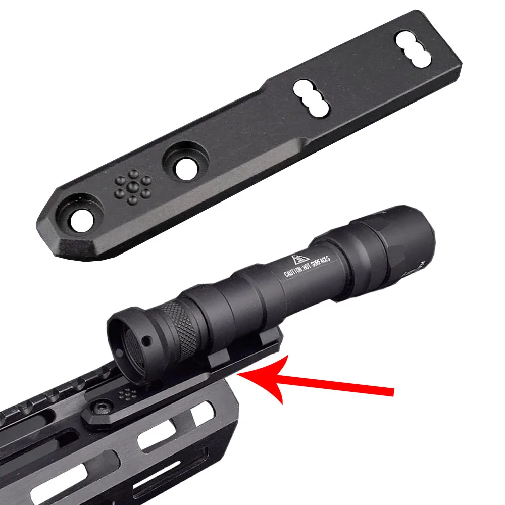 Arisaka Style Flashlight Rails Panel Mount Surefir M300 M600 Weapon Light fit M-lok Keymod 20mm Picatinny Rails
Arisaka Style Flashlight Rails Panel Mount Surefir M300 M600 Weapon Light fit M-lok Keymod 20mm Picatinny Rails