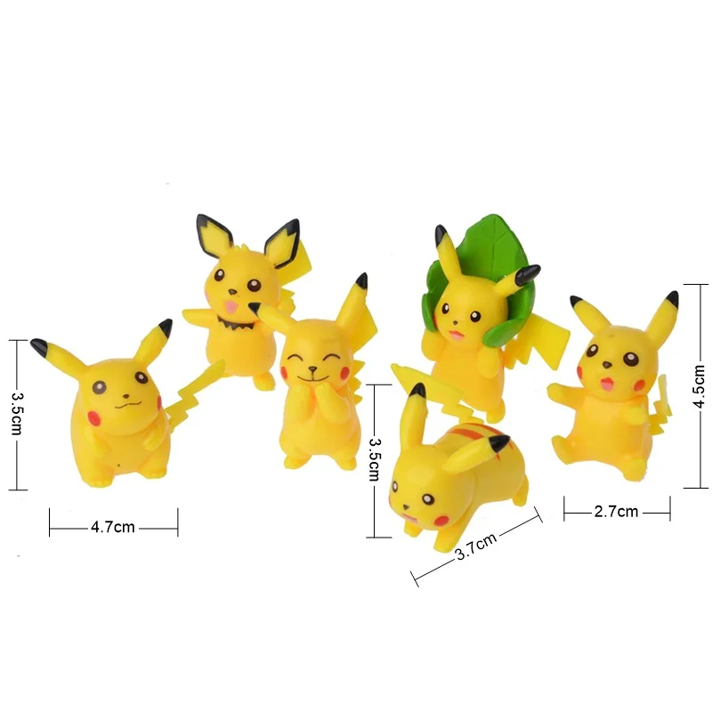 Hot Sale 18Pcs PVC Pokemon Pikachu Anime Cute Cartoon Figure Collection Decoration Model Dolls Toys For Children's Birthday Gift
Hot Sale 18Pcs PVC Pokemon Pikachu Anime Cute Cartoon Figure Collection Decoration Model Dolls Toys For Children's Birthday Gift