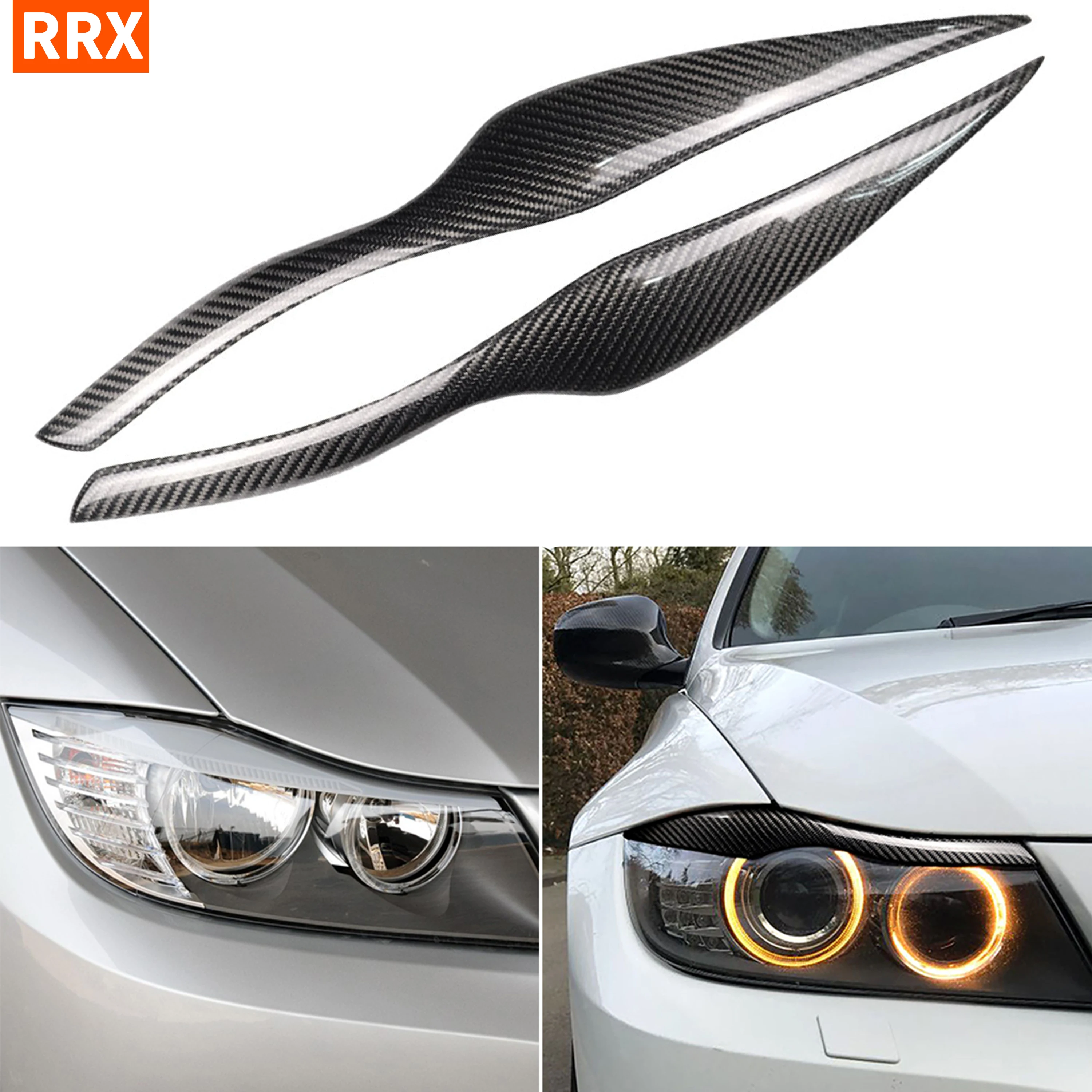 For BMW E90 E90 2005-2011 Sedan Carbon Fiber Headlight Eyebrows Eyelid Trim Cover Sticker Hard Part Modification Car Accessories
For BMW E90 E90 2005-2011 Sedan Carbon Fiber Headlight Eyebrows Eyelid Trim Cover Sticker Hard Part Modification Car Accessories