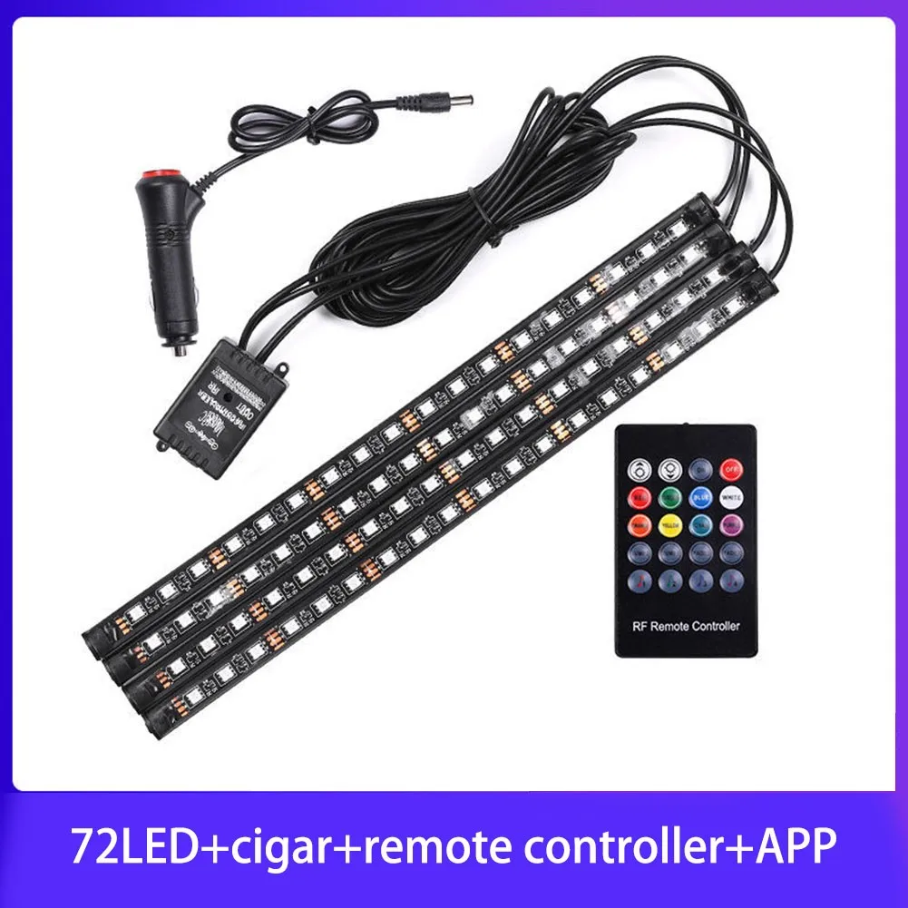 1*48/72Led Lights Strip(USB/Cigar+APP+Romote) Car Interior Lights Strip Foot Lights Atmosphere Decorative Lamp USB
1*48/72Led Lights Strip(USB/Cigar+APP+Romote) Car Interior Lights Strip Foot Lights Atmosphere Decorative Lamp USB