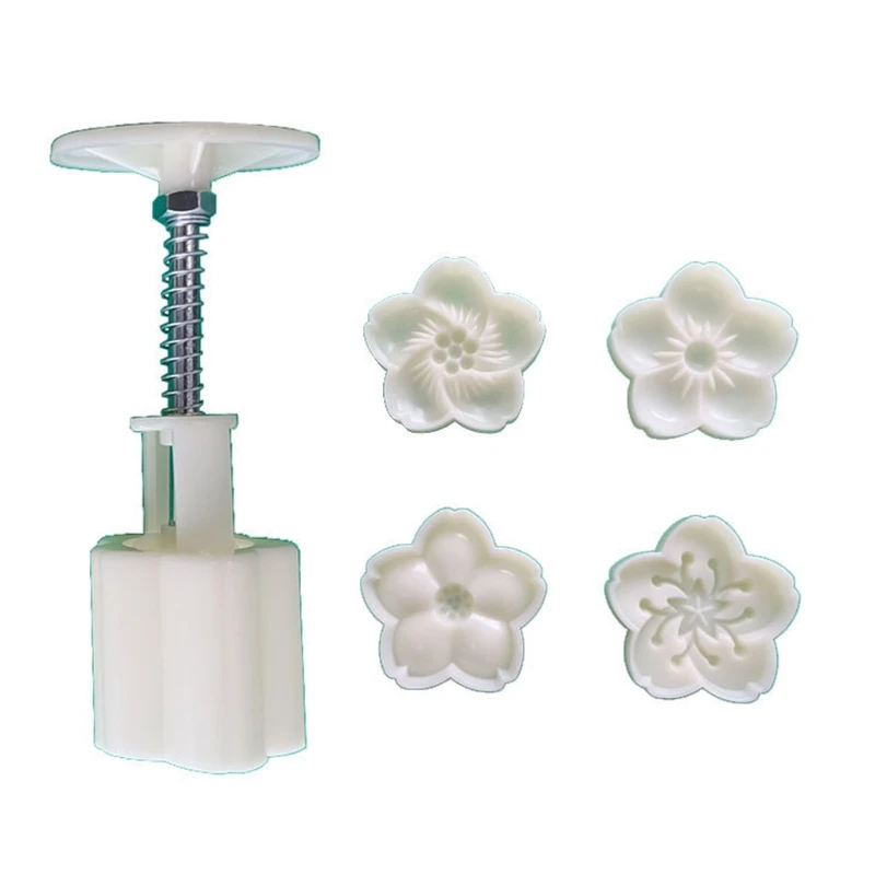 H7JB Cookie Stamp Moon Cake Maker Cherry Blossom Pastry Tool Bath Bombs Press DIY Festival Decoration Hand Cutter Cake Mold
H7JB Cookie Stamp Moon Cake Maker Cherry Blossom Pastry Tool Bath Bombs Press DIY Festival Decoration Hand Cutter Cake Mold