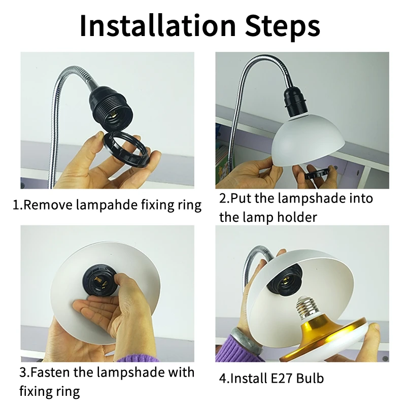 Modern LED Table Lamp Bedroom Kids Study Bedside Reading Lamp E27 Bendable Hose EU/US Plug Bright Clip-on Desk Light With Switch
Modern LED Table Lamp Bedroom Kids Study Bedside Reading Lamp E27 Bendable Hose EU/US Plug Bright Clip-on Desk Light With Switch