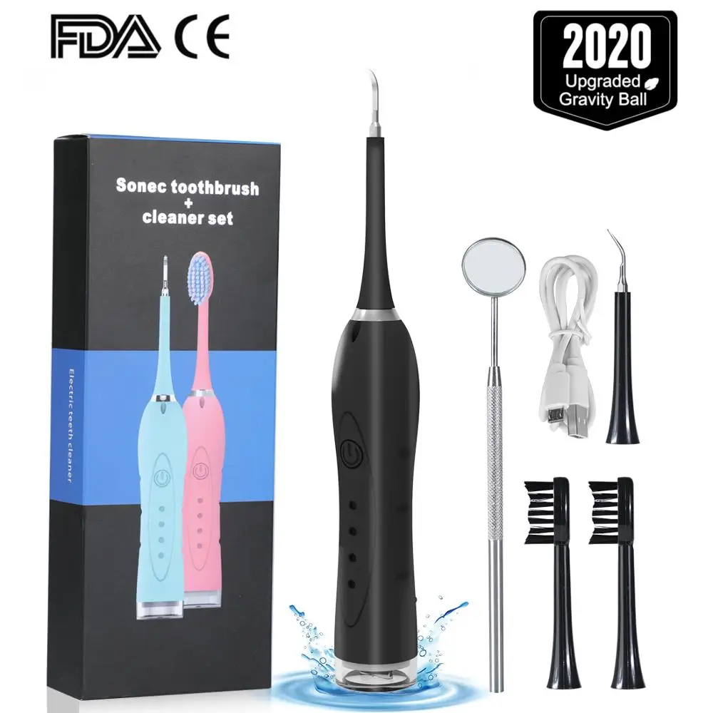 Electric Portable Sonic Dental Scaler Tooth Calculus Remover Tooth Stains Tartar Tool Dentist Whiten Teeth Health Hygiene white
Electric Portable Sonic Dental Scaler Tooth Calculus Remover Tooth Stains Tartar Tool Dentist Whiten Teeth Health Hygiene white