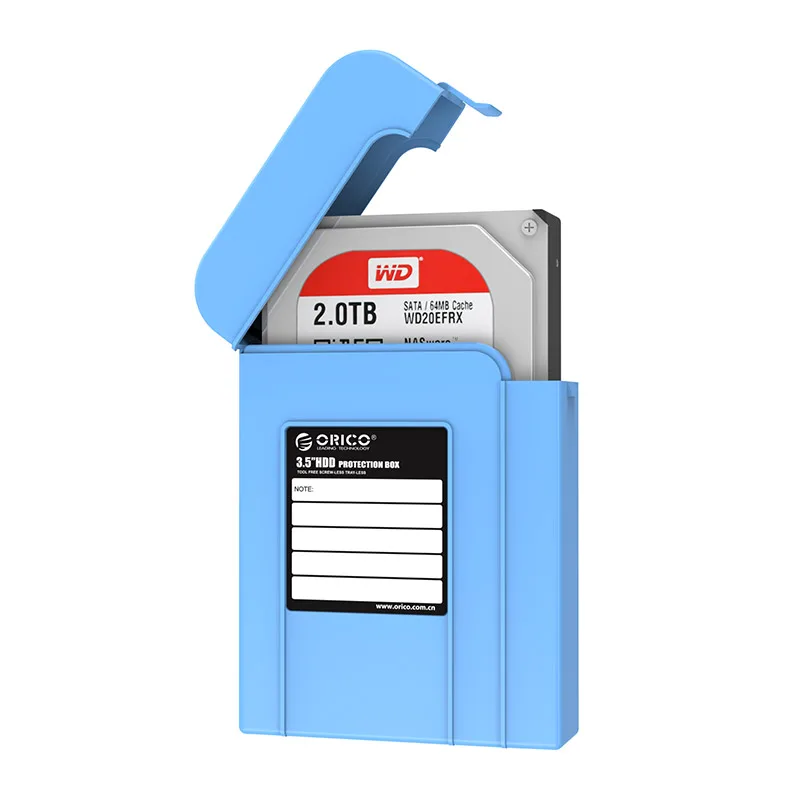 ORICO 3.5 Inch Hard Drive Protection Box & Bag Waterproof, Shockproof, Antistatic With Shockproof With Label For HDD
ORICO 3.5 Inch Hard Drive Protection Box & Bag Waterproof, Shockproof, Antistatic With Shockproof With Label For HDD