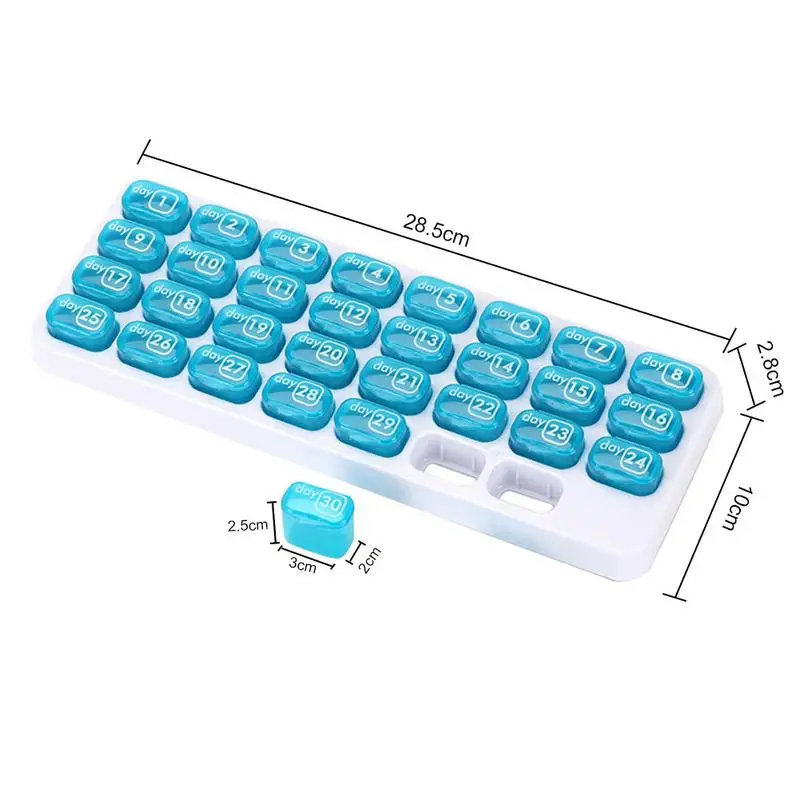 MERALL Pill Box 31 Grids Pillbox Medicine Dispenser Pill Splitter Storage Container Tablet Medicine Holder household pills Box
MERALL Pill Box 31 Grids Pillbox Medicine Dispenser Pill Splitter Storage Container Tablet Medicine Holder household pills Box