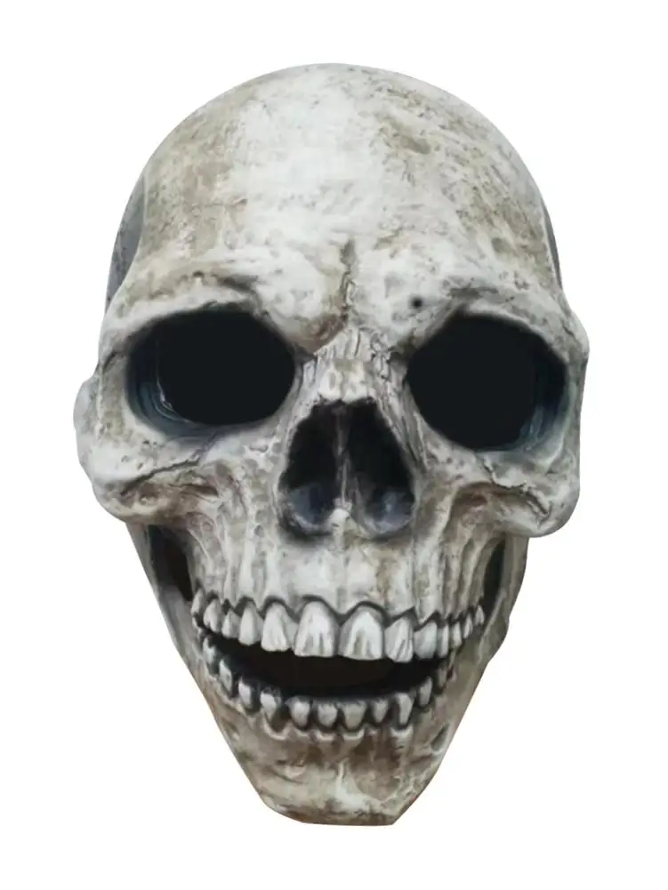 

Креативный чехол для лица на Хэллоуин страшная Голова Череп Маска Ужас Скелет реквизит «сделай сам» Косплей Призрак