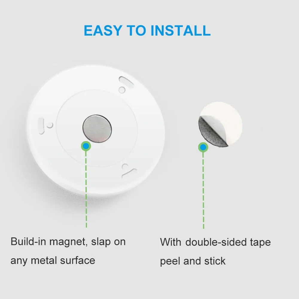 1/3/6Pcs Motion Sensor LED Night Light Wireless Magnetic Cabinet Light Battery Powered Closet Bedroom Wall Lamp Auto On/Off Lamp
1/3/6Pcs Motion Sensor LED Night Light Wireless Magnetic Cabinet Light Battery Powered Closet Bedroom Wall Lamp Auto On/Off Lamp