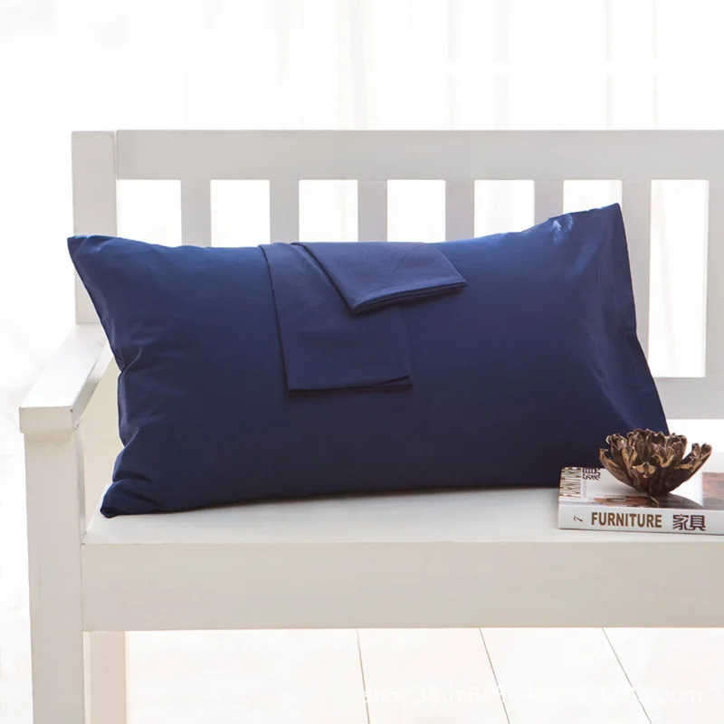 2pcs Polyester Cotton Smooth Knitting Pillowcover 48x74 White Blue Black Envelope Pillow Cover Bed Bug Allergy Pillowcase
2pcs Polyester Cotton Smooth Knitting Pillowcover 48x74 White Blue Black Envelope Pillow Cover Bed Bug Allergy Pillowcase