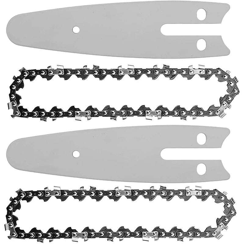TOP 4 Pcs 4 Inch Chain Saw Chain Replacement for Mini Portable Handheld Cordless Electric Portable Chainsaw Chain
TOP 4 Pcs 4 Inch Chain Saw Chain Replacement for Mini Portable Handheld Cordless Electric Portable Chainsaw Chain