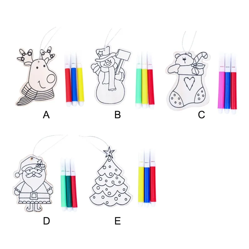 Unfinished Wood Slices Christmas Tree Hanging Pendants Paintable Blank Xmas Tree Ornaments DIY Painting Brush Color Random
Unfinished Wood Slices Christmas Tree Hanging Pendants Paintable Blank Xmas Tree Ornaments DIY Painting Brush Color Random