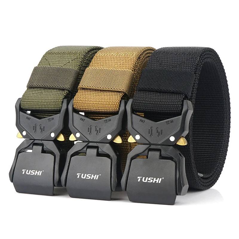 New Tactical Belts Nylon Military Waist Belt with Metal Buckle Adjustable Heavy Duty Training Waist Belt Hunting dropshipping
New Tactical Belts Nylon Military Waist Belt with Metal Buckle Adjustable Heavy Duty Training Waist Belt Hunting dropshipping
