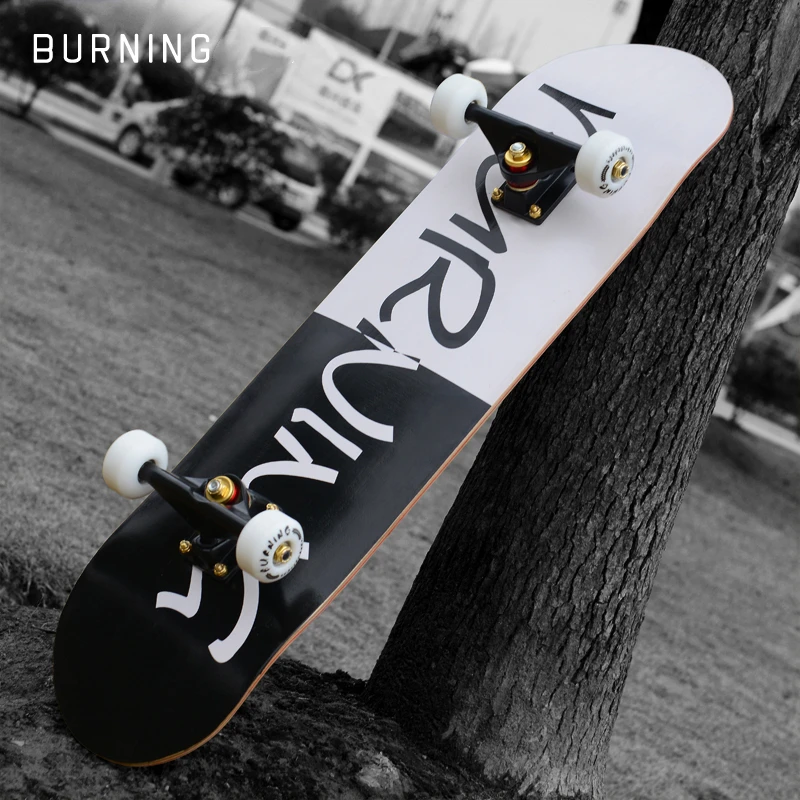 Professional Skateboards Longboard Skateboard Wood Complete Beginner Skateboard Street Brushing Kaykay Outdoor Sports BI50SB
Professional Skateboards Longboard Skateboard Wood Complete Beginner Skateboard Street Brushing Kaykay Outdoor Sports BI50SB