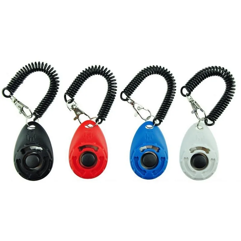 Dog Pet Clicker Training Aid Pet Dog Tranining Supplies Adjustable Wrist Strap Smart Dog Training Accessories Key Chain
Dog Pet Clicker Training Aid Pet Dog Tranining Supplies Adjustable Wrist Strap Smart Dog Training Accessories Key Chain
