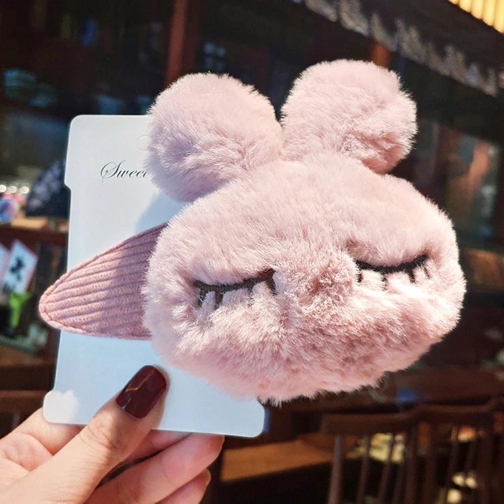 2020 Cute Plush Rabbit Hairpins Gilrs Elegant Sweet Hair Clip Barrettes Headdress Headwear Women Girl's Fashion Hair Accessories
2020 Cute Plush Rabbit Hairpins Gilrs Elegant Sweet Hair Clip Barrettes Headdress Headwear Women Girl's Fashion Hair Accessories