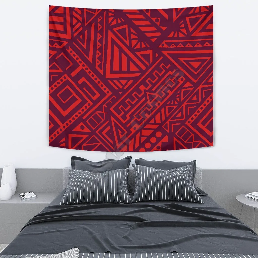 RED TRIBAL POLYNESIAN WALL TAPESTRY 3D Printed Tapestrying Rectangular Home Decor Wall Hanging 02
RED TRIBAL POLYNESIAN WALL TAPESTRY 3D Printed Tapestrying Rectangular Home Decor Wall Hanging 02