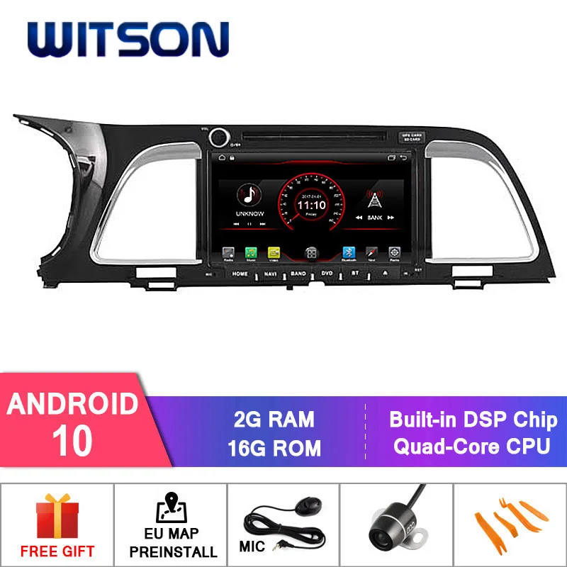 Автомобильный DVD-радиоприемник WITSON Android 10 GPS для автомобиля KIA K4 DVD зеркальная