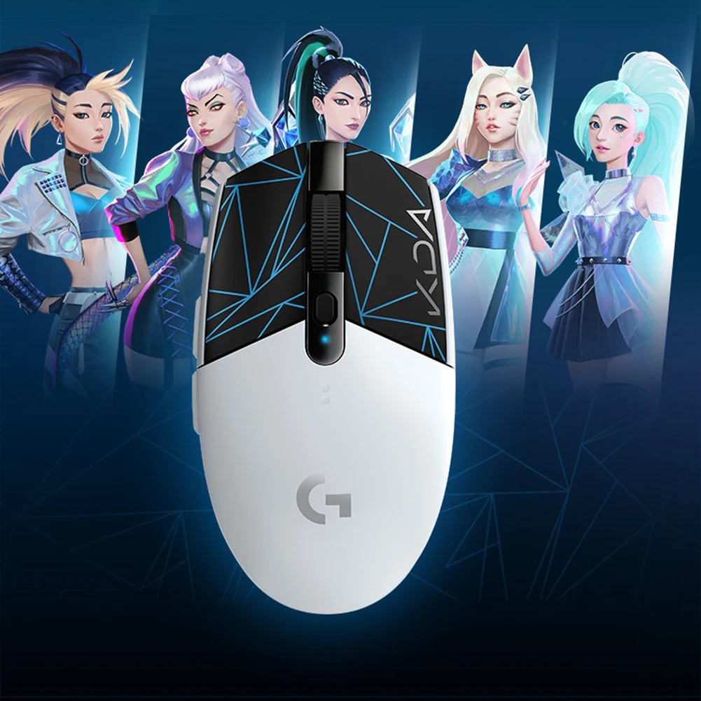 

Мышь игровая Logitech G304 LIGHTSPEED KDA Ltd Edition, 2,4 ГГц, беспроводная, с датчиком HERO, «сделай сам», 12000DPI, 6 кнопок, программируемая, геймерская мышь